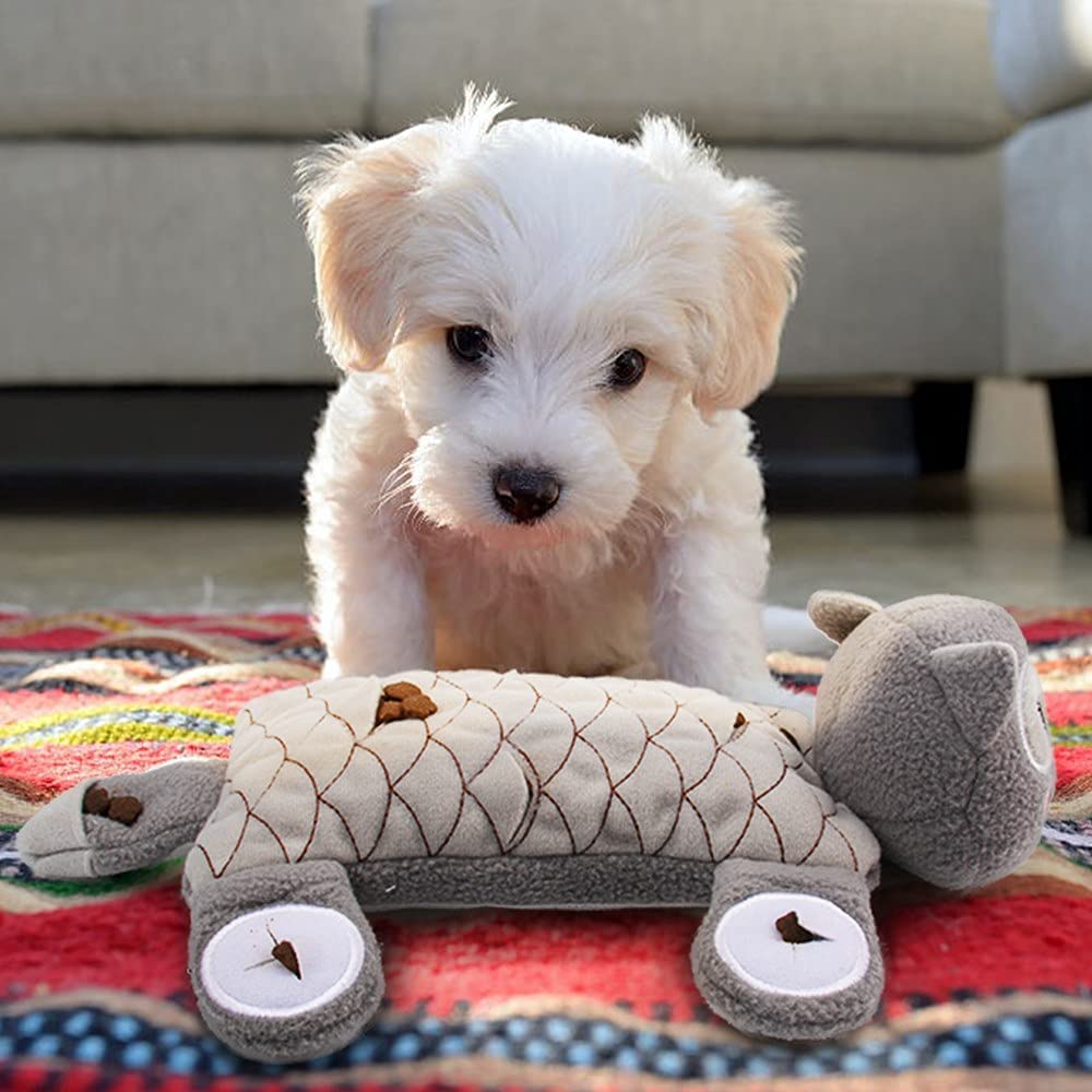 Tapete farejador para cães, cães cheirando brinquedos de