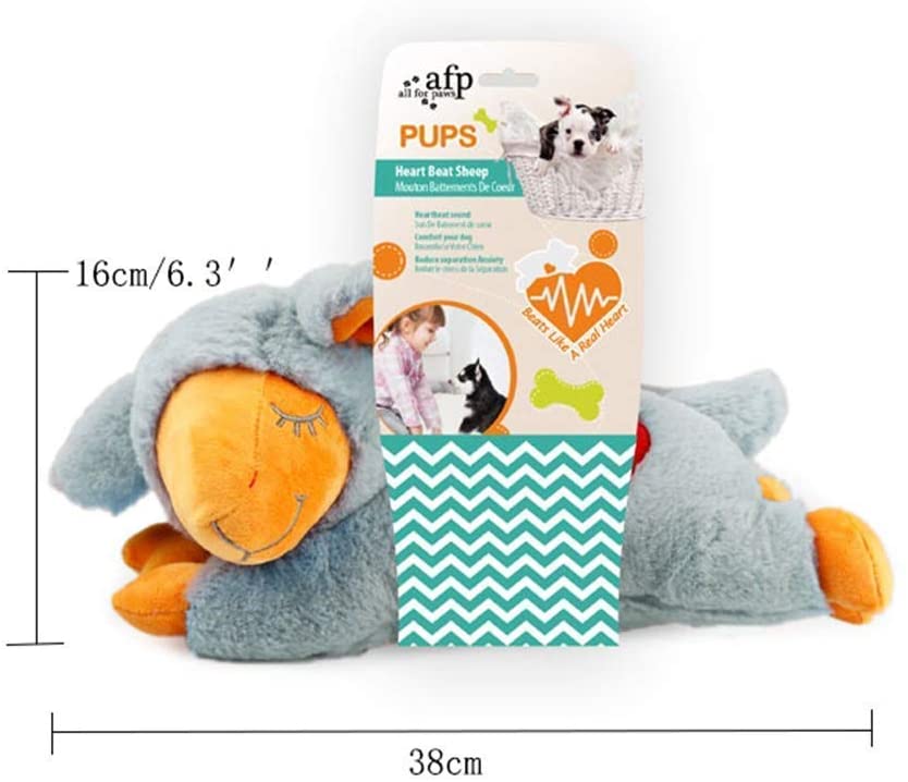 ALL FOR PAWS AFP Little Buddy Brinquedo Heart Beat Sheep Grey