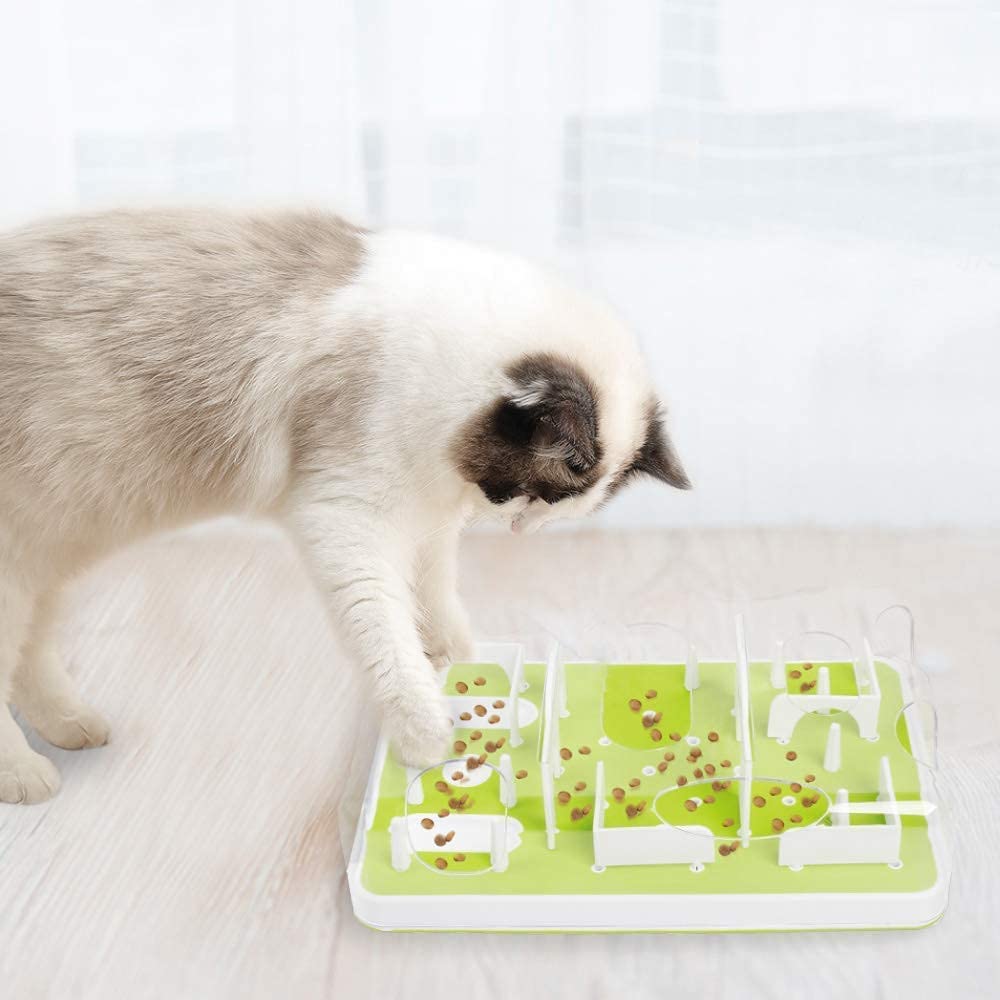 ALL FOR PAWS - Alimentador de gato de quebra-cabeça interativo