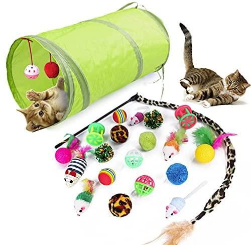 WeFine - Brinquedos para gatos - Kit com 21 unidades