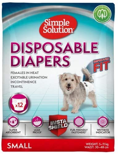 Simple Solution Disposable - Fraldas para cães fêmeas