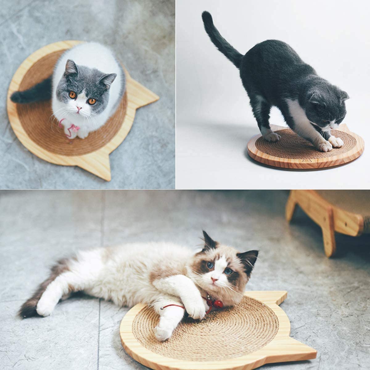SBY - Almofadas para arranhar em forma de gato