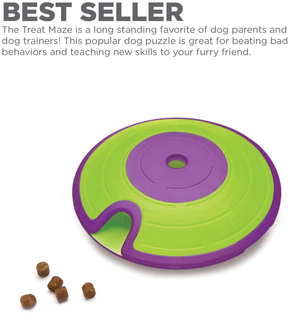 Nina Ottosson - Brinquedo interativo para cachorro, quebra-cabeça de petisco,