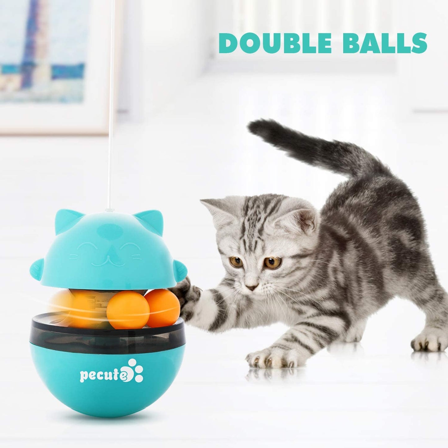 Pecute - Brinquedo interativo 4 em 1 para gatos