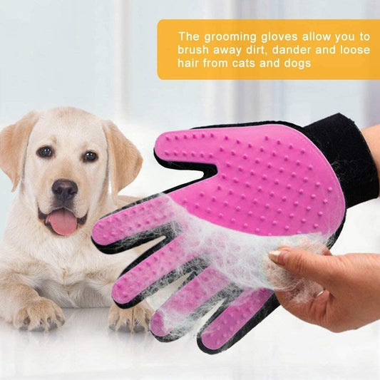 2-in-1 Pet Glove - Ferramenta de higiene / luva removedora de pêlos de animais