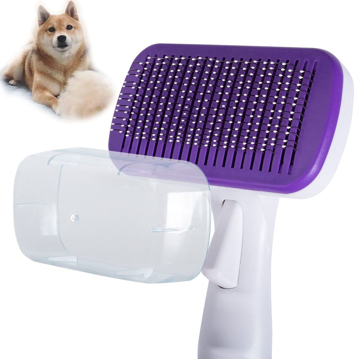 MELERIO - Escova de pente para cães e gatos