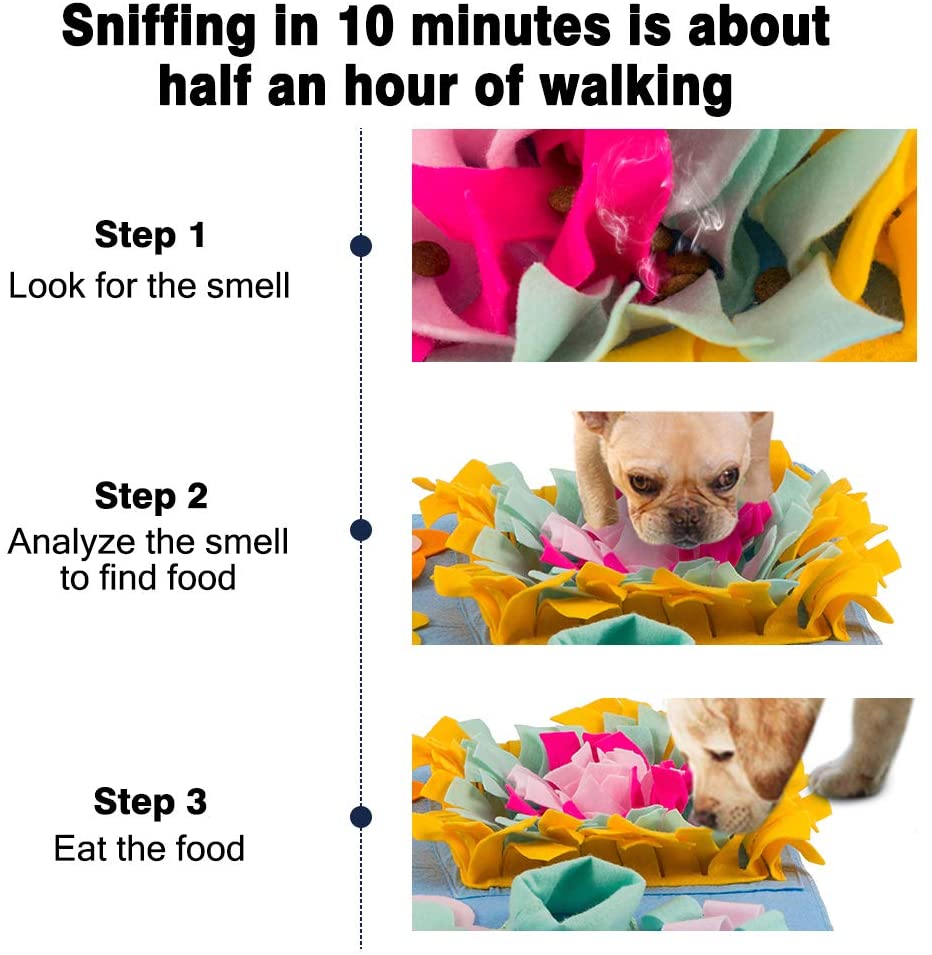 BLOOMWIN Snuffle - Tapete de treinamento para alimentação de animais de estimação