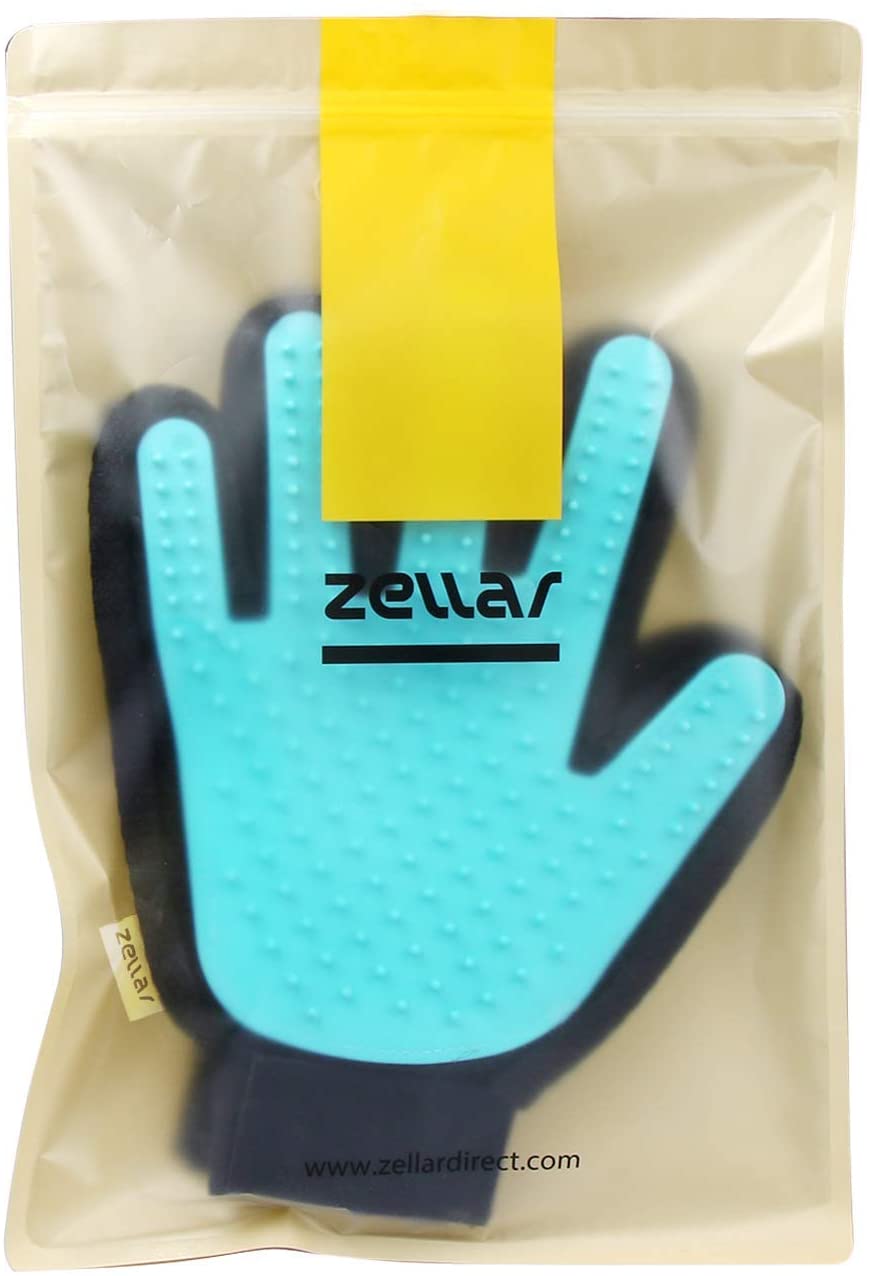 Zellar - Luva de tratamento para animais de estimação, [2 unidades]
