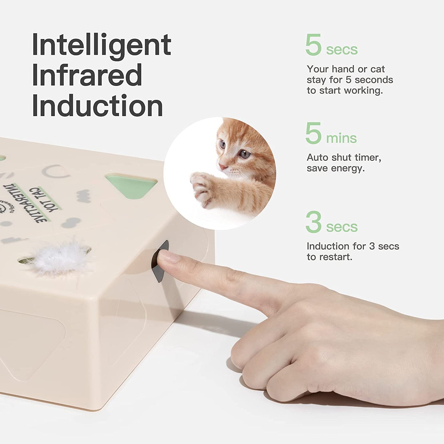 MEWOOFUN - Brinquedos de gato interativo