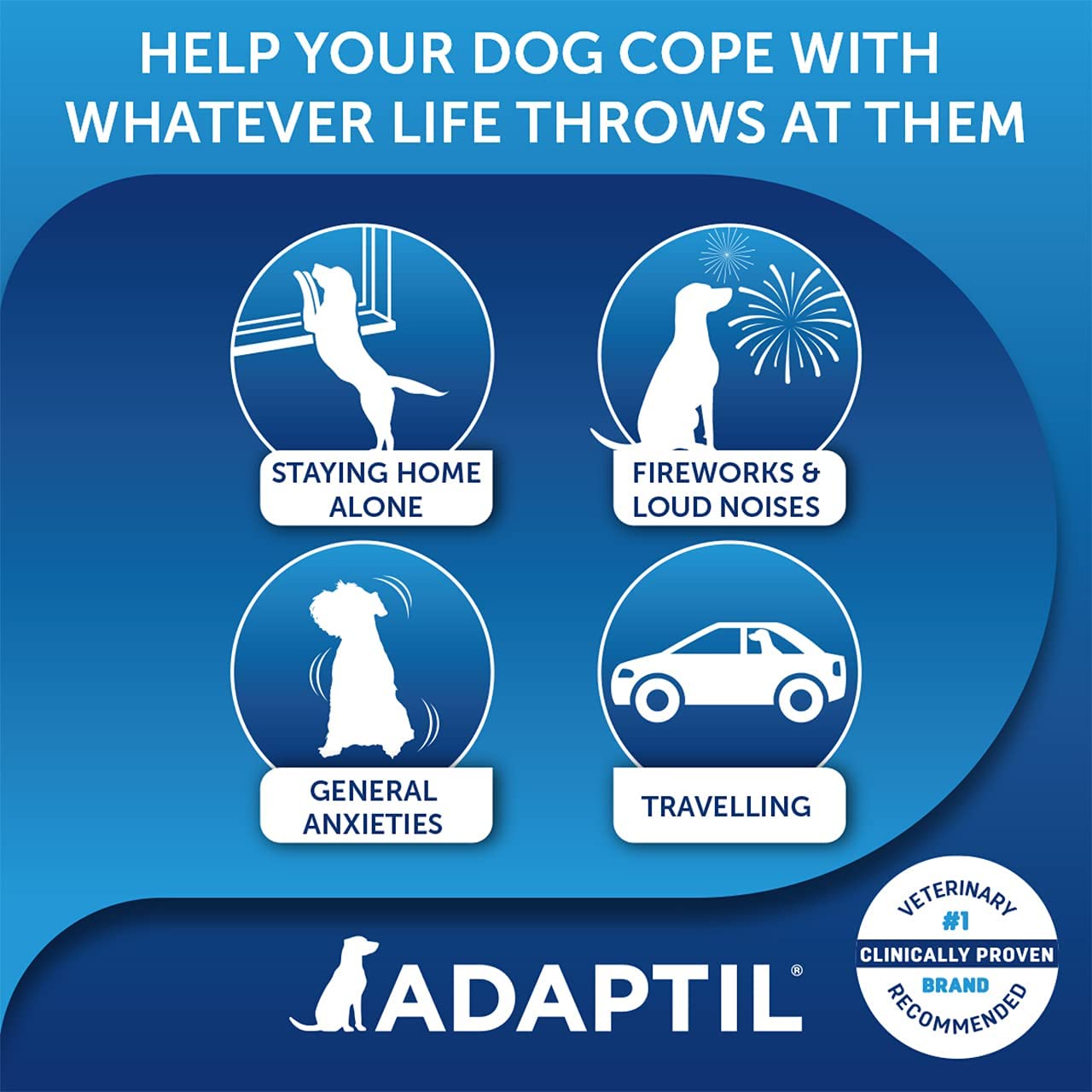 ADAPTIL - Spray para acalmar os cachorros em viagens