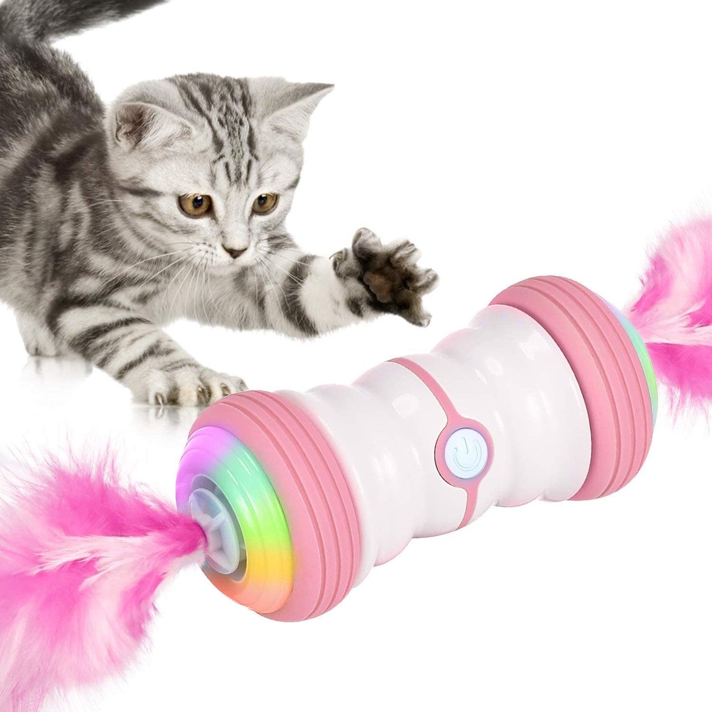 Iokheira - Brinquedo de pena interativo para gato
