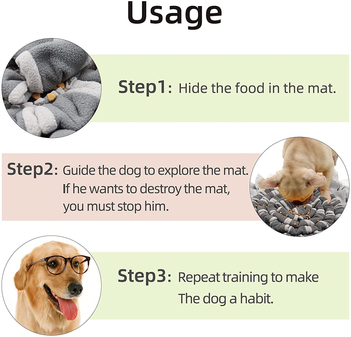 PITLIT - Tapete almofada de treinamento para cães
