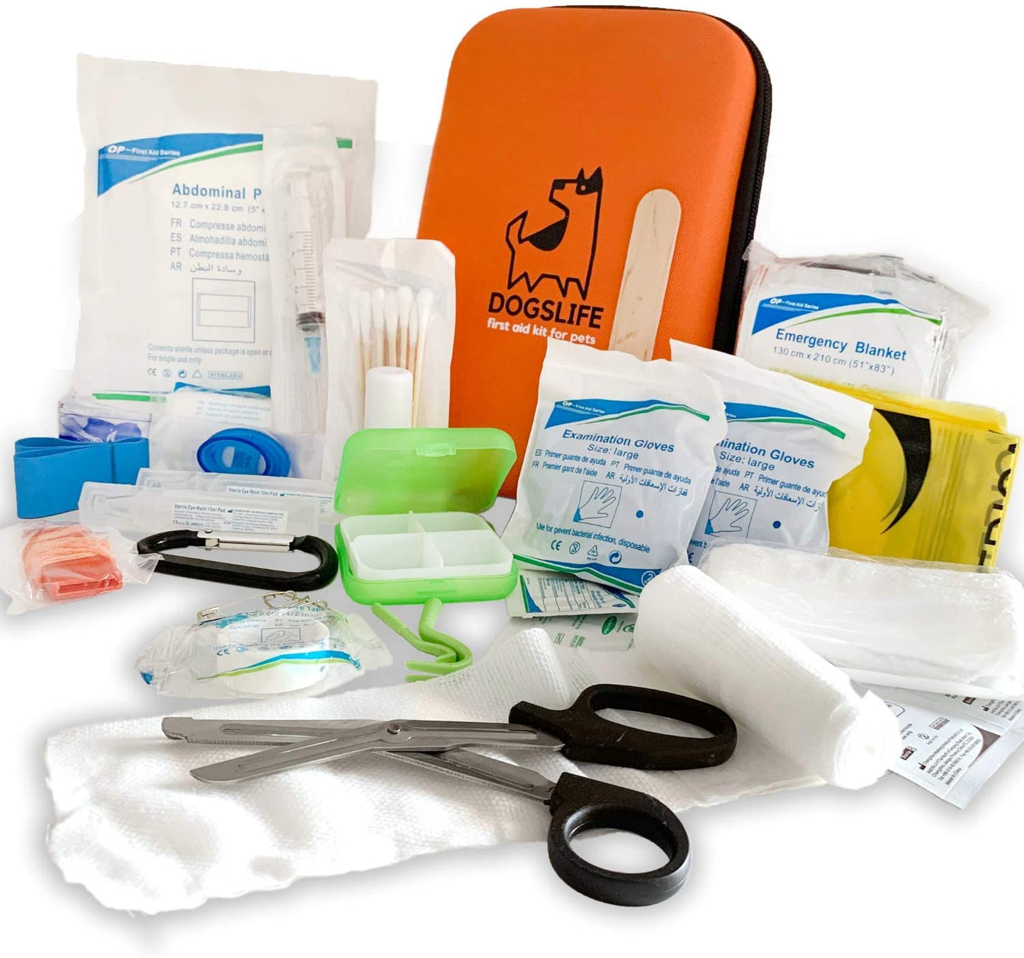 Dog First Aid Kit -  Kit multifuncional  para animais de estimação