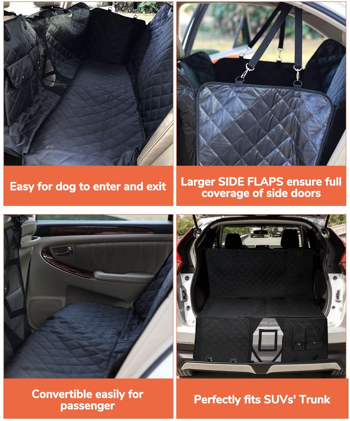 LumoLeaf - Protetor de assento de carro para cães