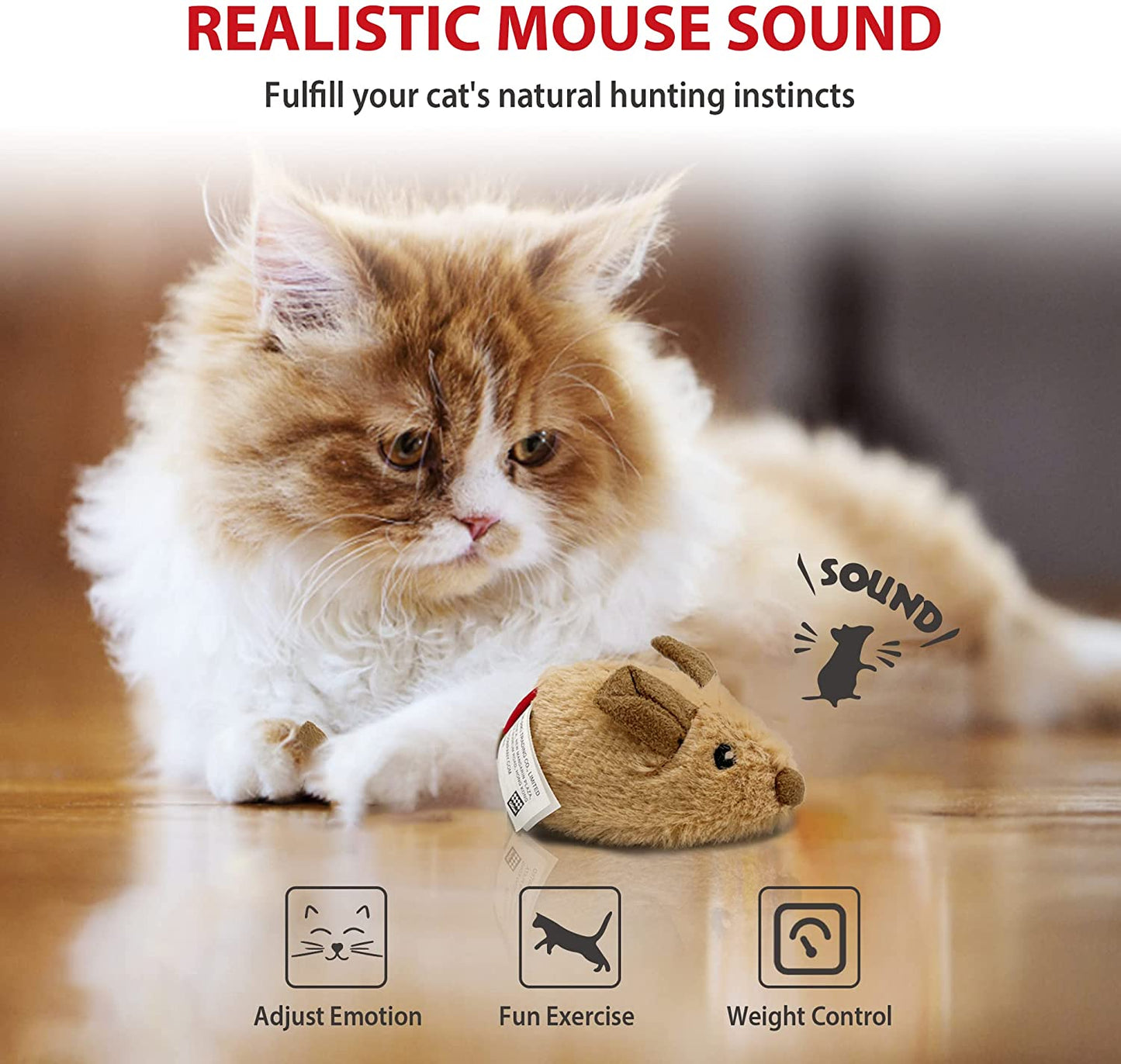 GiGwi Moving Cat Toy Mouse