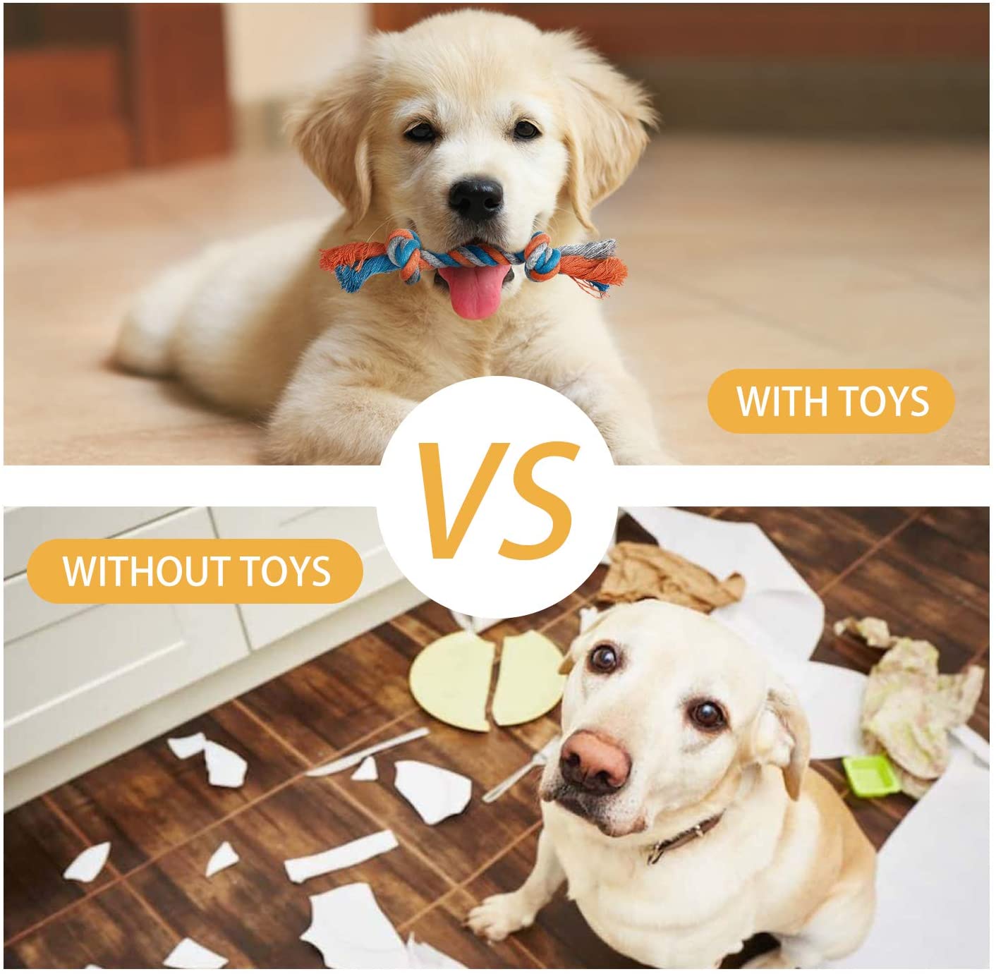 Toozey - Brinquedos para cachorros - 7 unidades