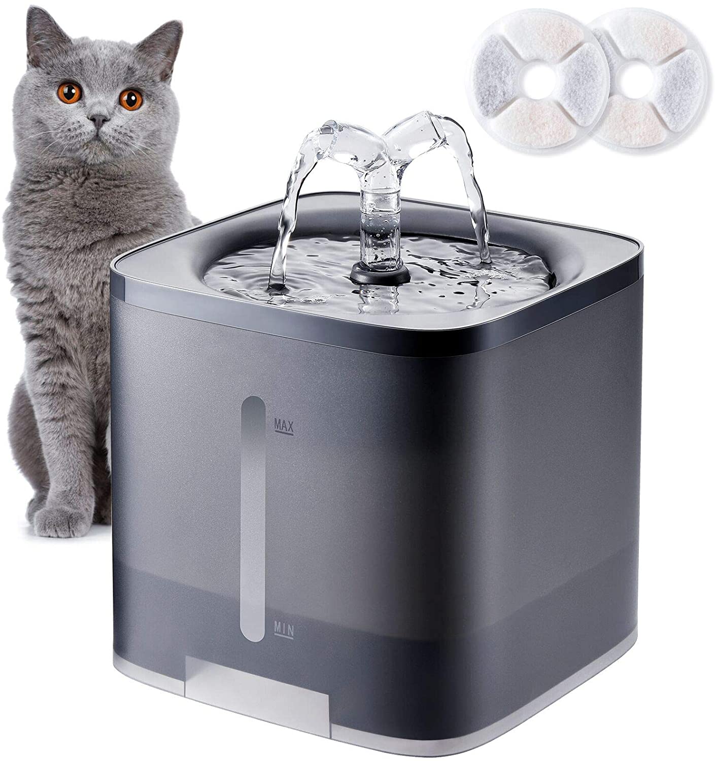 Vintoney - Fonte de água para gatos  2L