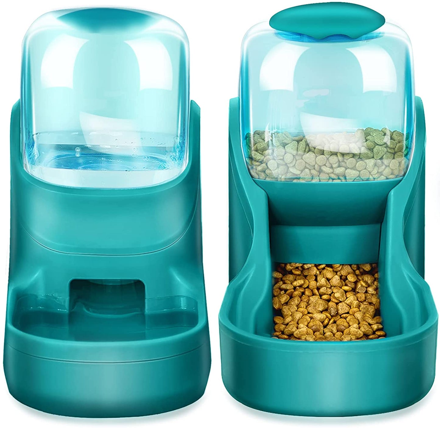 Alimentador para animais de estimação com distribuidor de água automático por gravidade