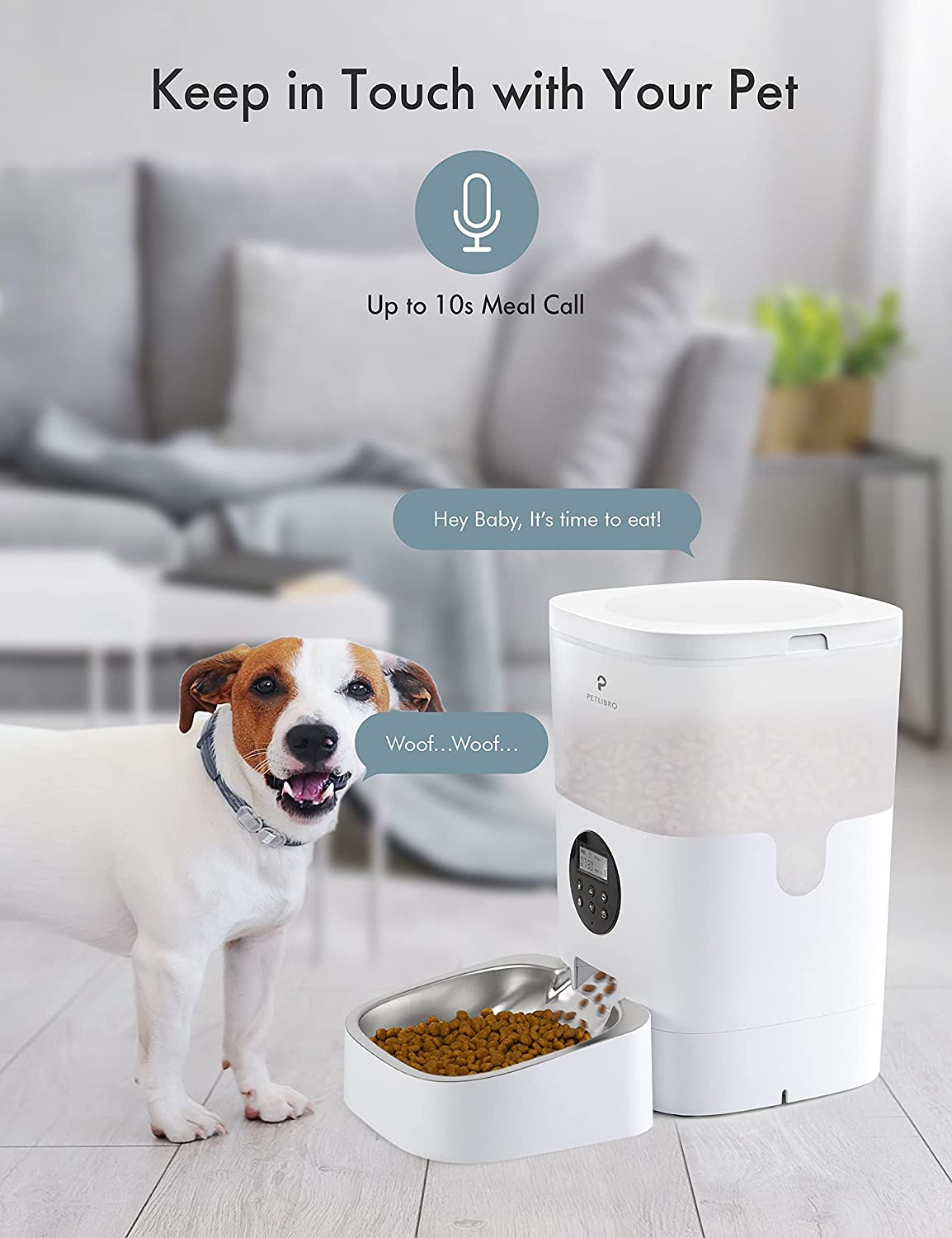 PETLIBRO - Alimentador Automático com Temporizador para gatos e cachorros