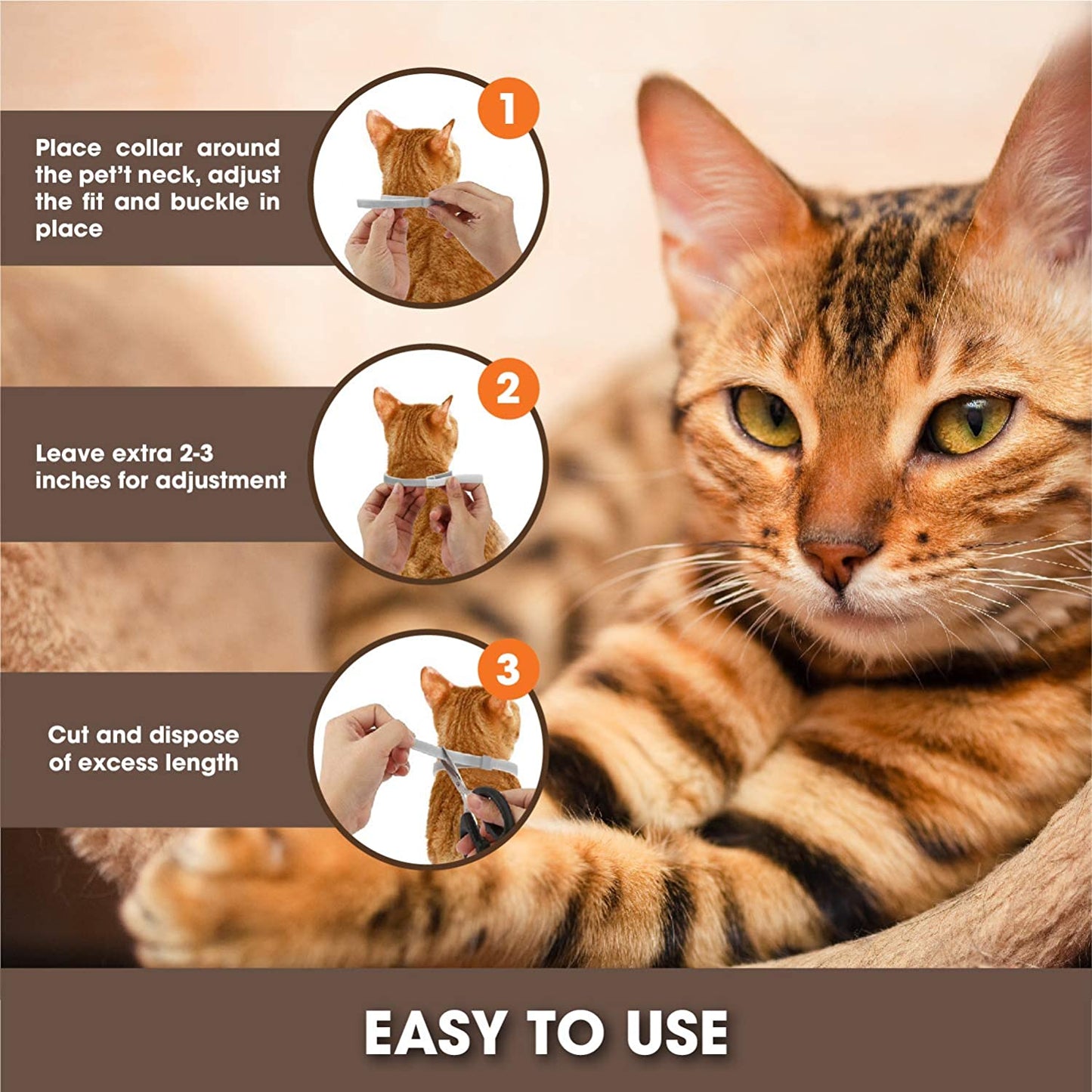 KATIX Coleira Anti-Pulgas para gatos