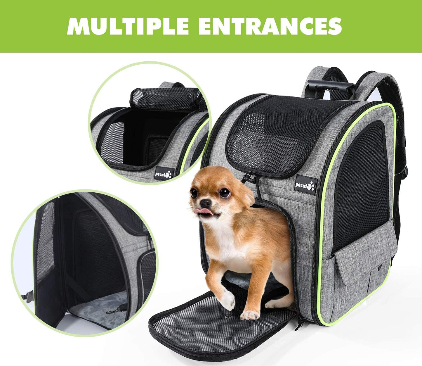 Pecute Mochila Expansível para Pets