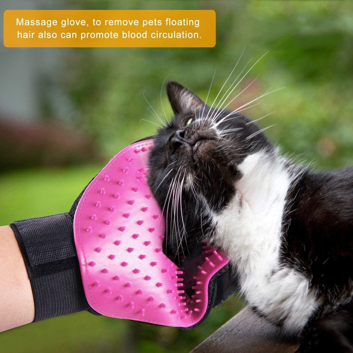 2-in-1 Pet Glove - Ferramenta de higiene / luva removedora de pêlos de animais