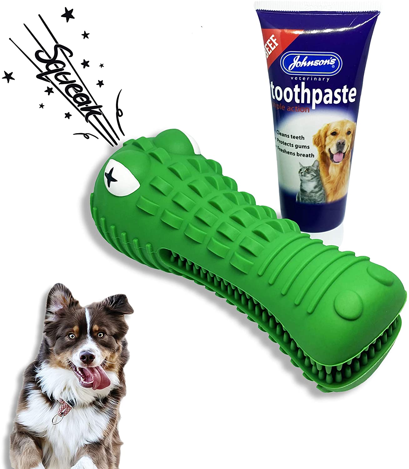 ROYALUX Ulti-Mutt - Pasta de dente para cães e brinquedo para mastigar