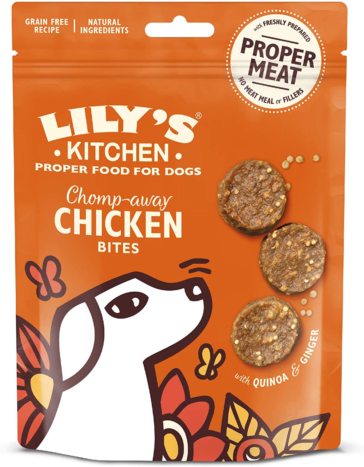 Lily's - Deliciosa culinária para cães com salsichas de pato e carne de veado (8 x 70 g)