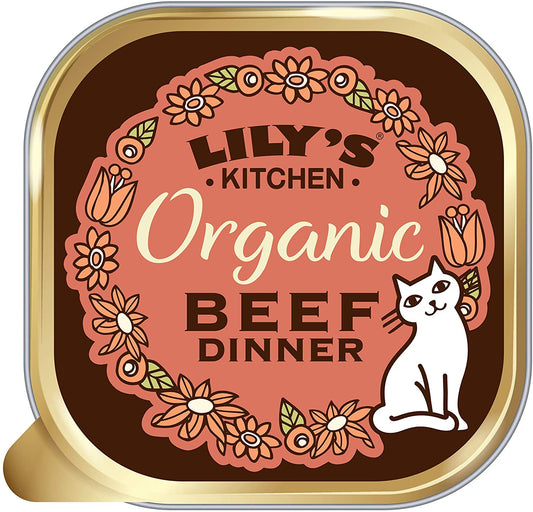 Lily's - Comida orgânica úmida para gatos (19 x 85 g)