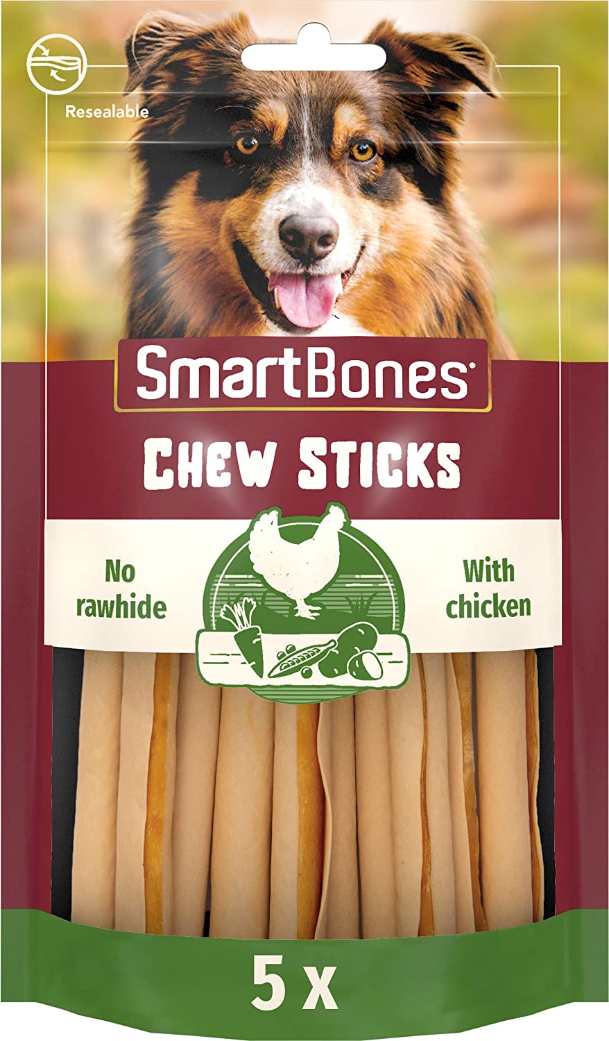 SmartBones - Guloseimas de mastigar para cães,