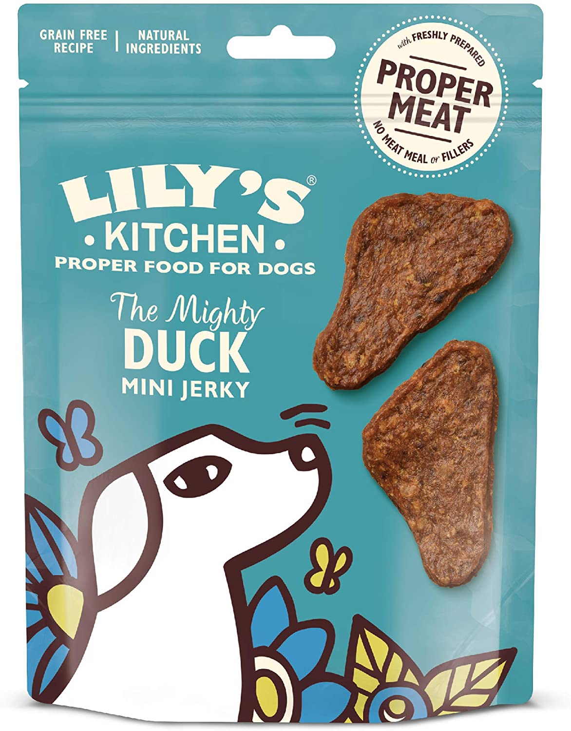 Lily's - Deliciosa culinária para cães com salsichas de pato e carne de veado (8 x 70 g)