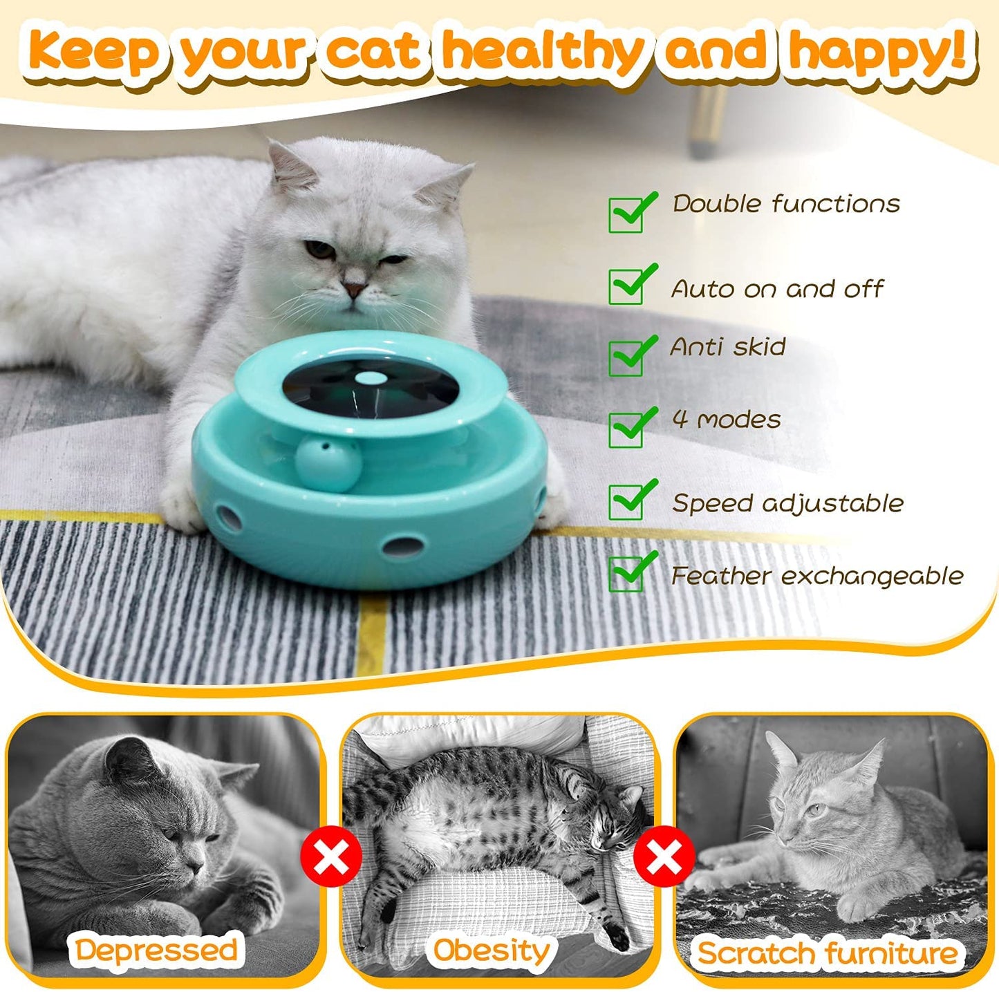 HOFIT - Brinquedo gato interativo