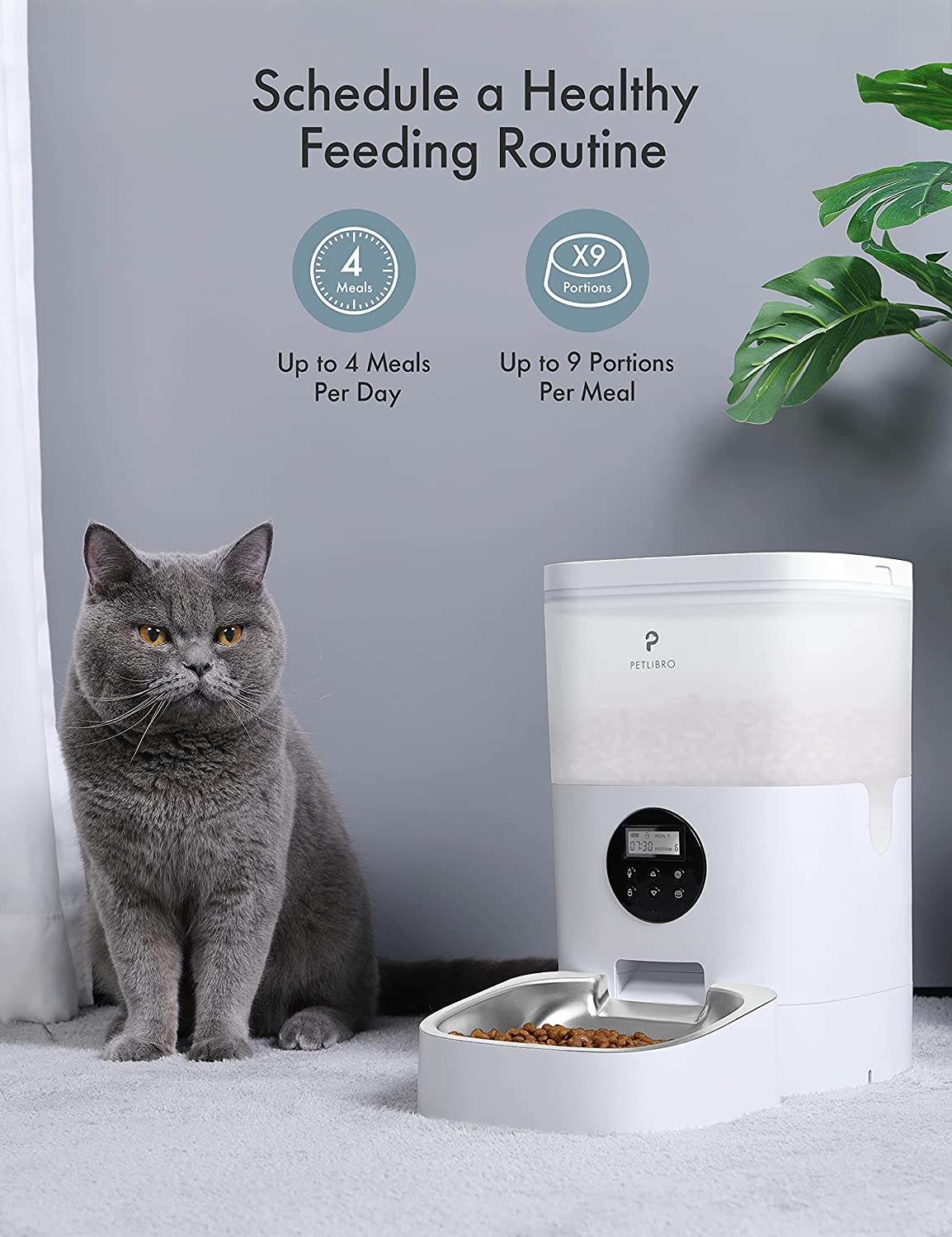 PETLIBRO - Alimentador Automático com Temporizador para gatos e cachorros