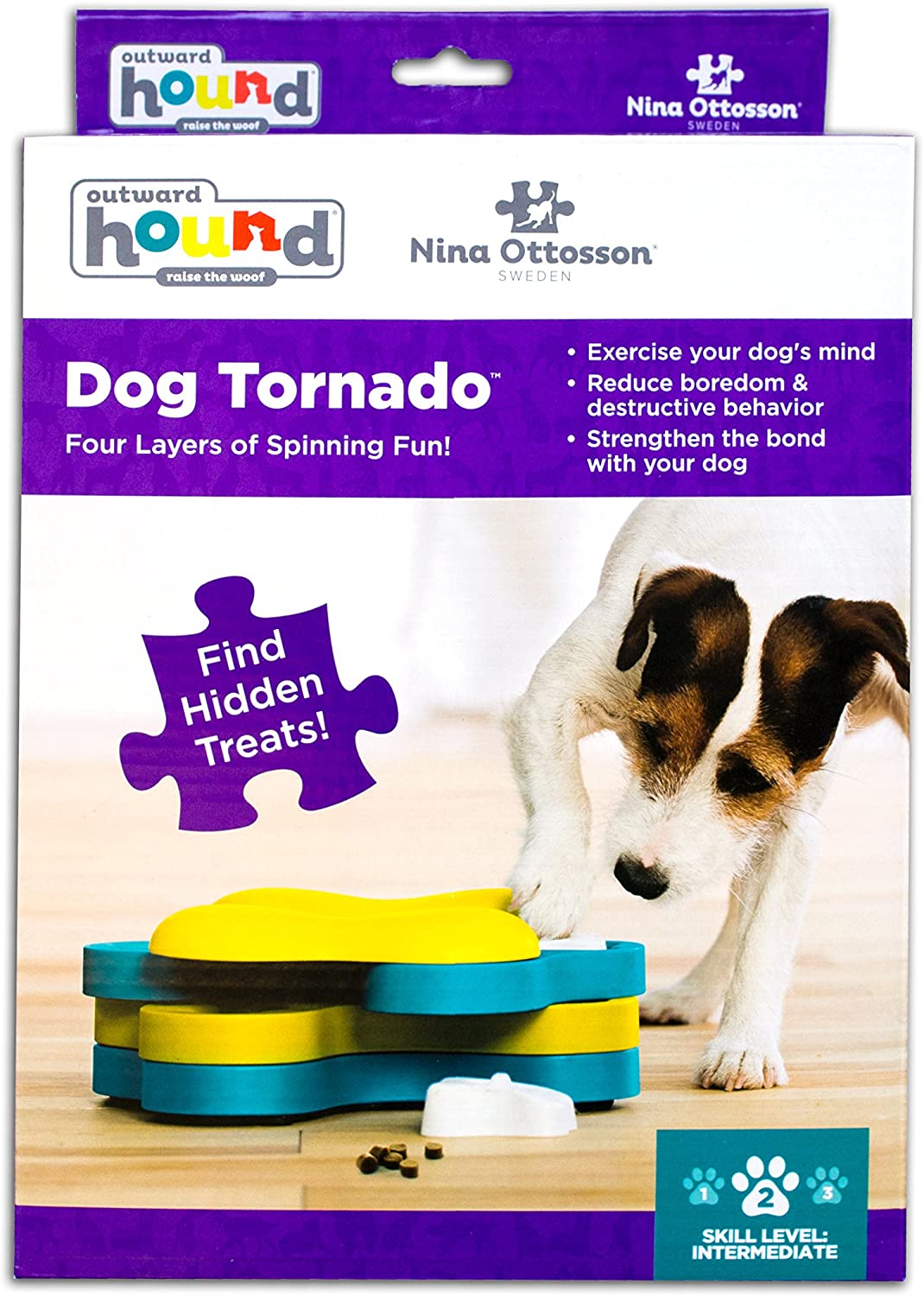 Nina Ottosson Tornado Quebra-Cabeça Dog Procure a Guloseima